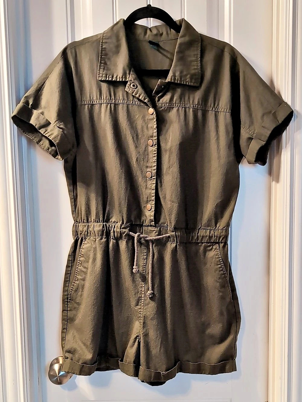 Wild Fable Women's Cotton Utility Romper Size Medium